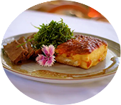 Bissurdo di Baum, cupim assado com mandioca rosti e crispy de couve